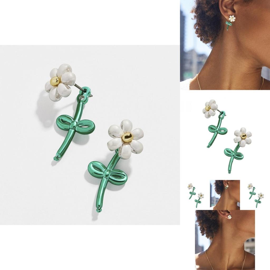 Fashionable Alloy Flower Earrings For Women Simple And Chic Street Style Jewelry
