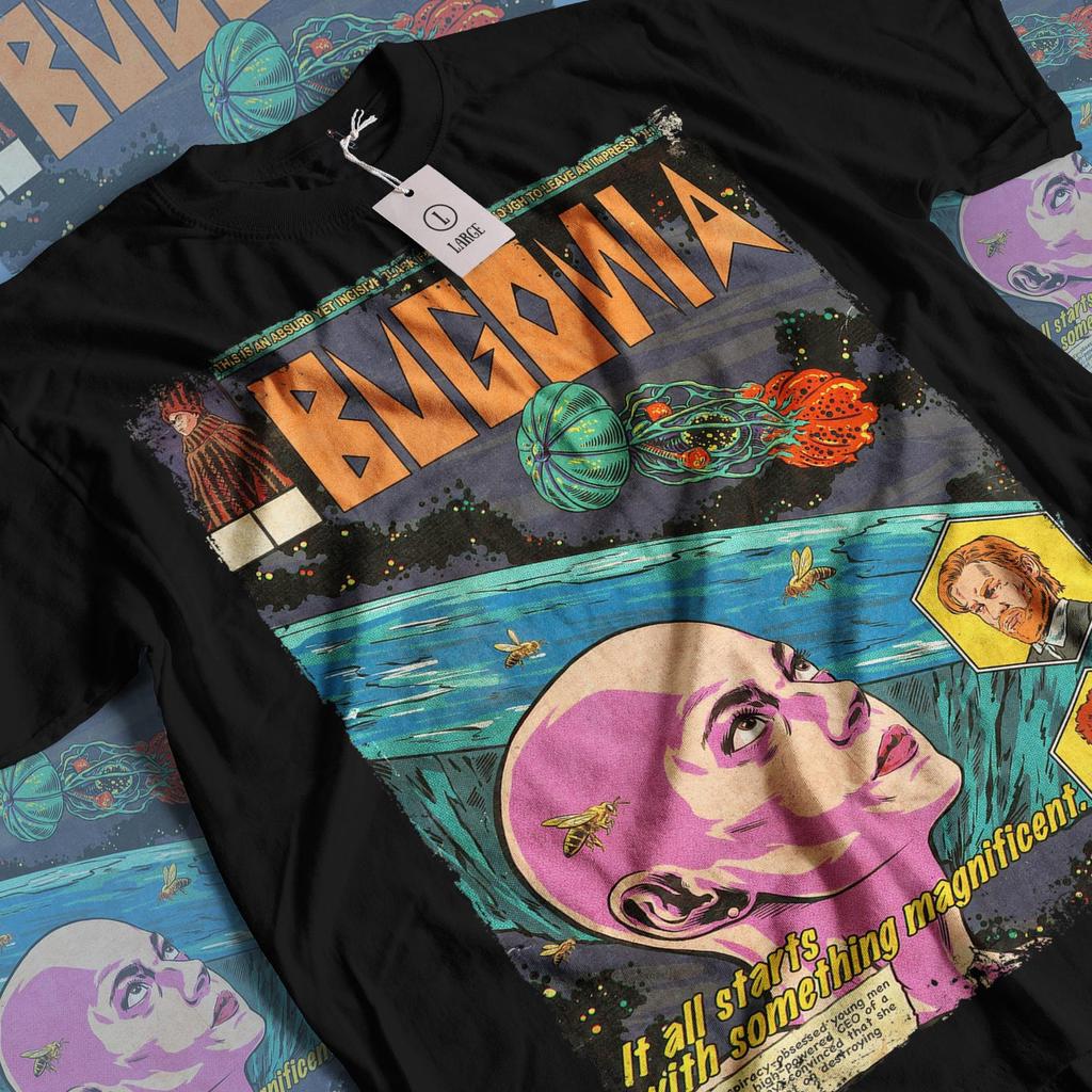 Bugonia Film T-Shirt: Vintage Horror Grafik-T-Shirt