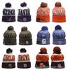 Unisex Baumwoll-Leinen Strickmütze mit gesticktem Buchstaben-Design Verstellbare Warme Wintermütze Streetwear Hip Hop Stil