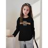 Trendy Children's Clothing Cartoon Long-Sleeve T-Shirt 2026 New Model for Older Children Spring Outfit Girls' Pure Cotton Base Shirt