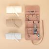 Kompakte Schmuck-Organizer-Tasche Reise-Schmuck-Tasche Organizer Tragbare Reise Schmuck Lagerung Rolle Beutel Lagerung Taschen