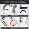 SOULWIT Replacement Headband Pad Kit for Sony Headband Upper Cushion Compatible Headstrap Repair Easy DIY Installation Black MDR-HW700, MDR-HW700DS