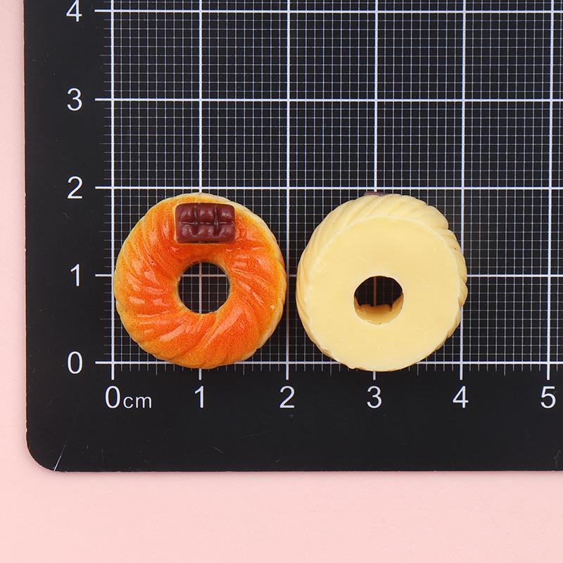 10/100Pcs Kawaii Flatback Resin Cartoon Bread Cake Cookies Simulation Food Crafts Diy Scrapbooking Kitchen Decor Accessory