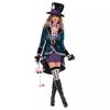 Halloween Alice Mad Hatter Silky Adult Magician Performance Costume Tamer Stage Costume