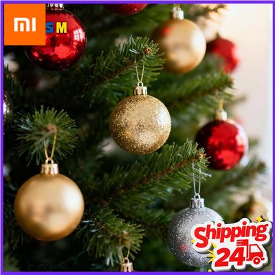 Xiaomi 24-240PCS Christmas Ornament Balls Bucket Set Hanging Decorative Light Up for Holiday Tree Party Indoor Outdoor Celebration
