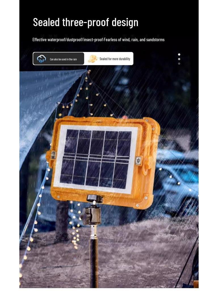 Portable Wireless Outdoor Stall Camping Light with Long Battery Life