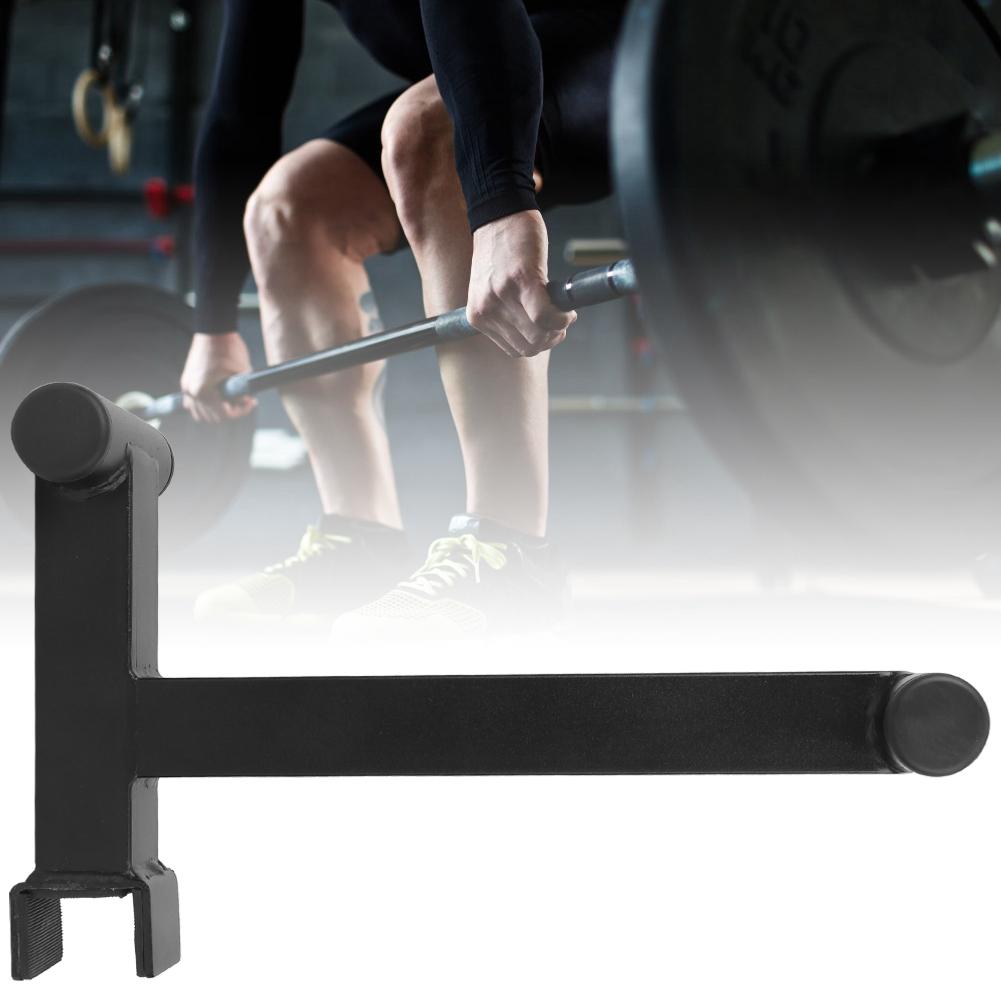 High Quality Steel Fitness Exercise Mini Deadlift Barbell Jack Bar Rod Accessory