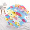 Usahana,Sanrio Automatic Folding Umbrella Simple 8 Rib Design, Bright Cartoon Pattern, Durable Iron Frame, Suitable For Travel, Outdoor, Bea