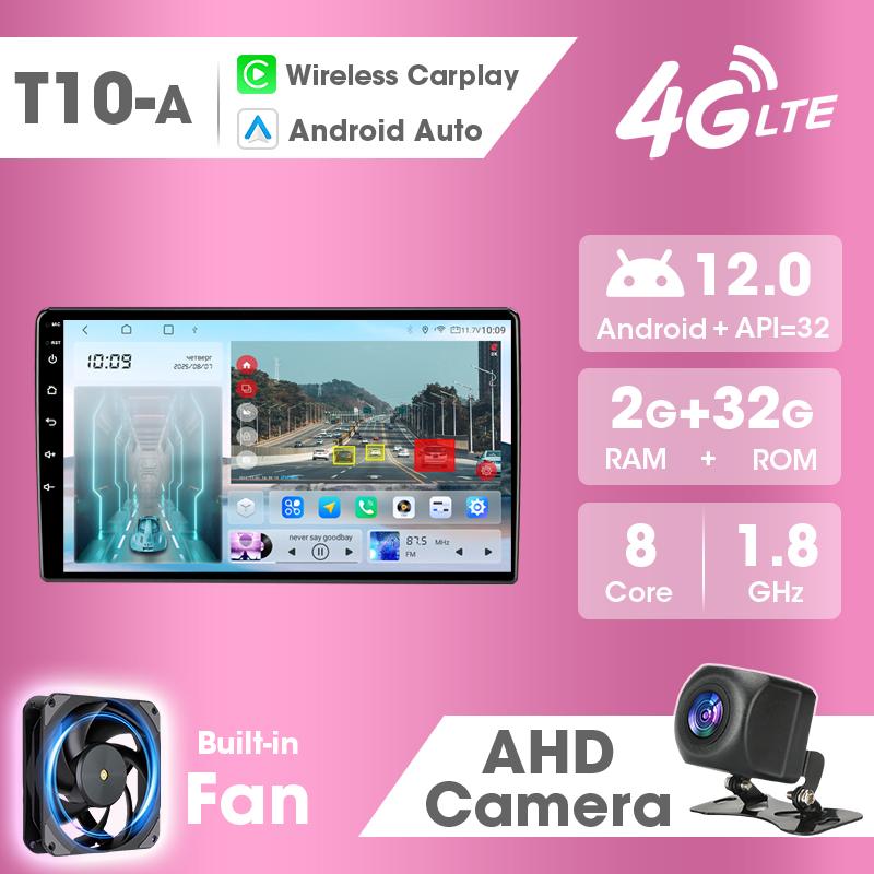 Srnubi 2 Din For Toyota Verso R20 2009 - 2018 GPS Navigation Android Auto Car Radio Multimedia Head Unit Carplay WIFI 4G Button