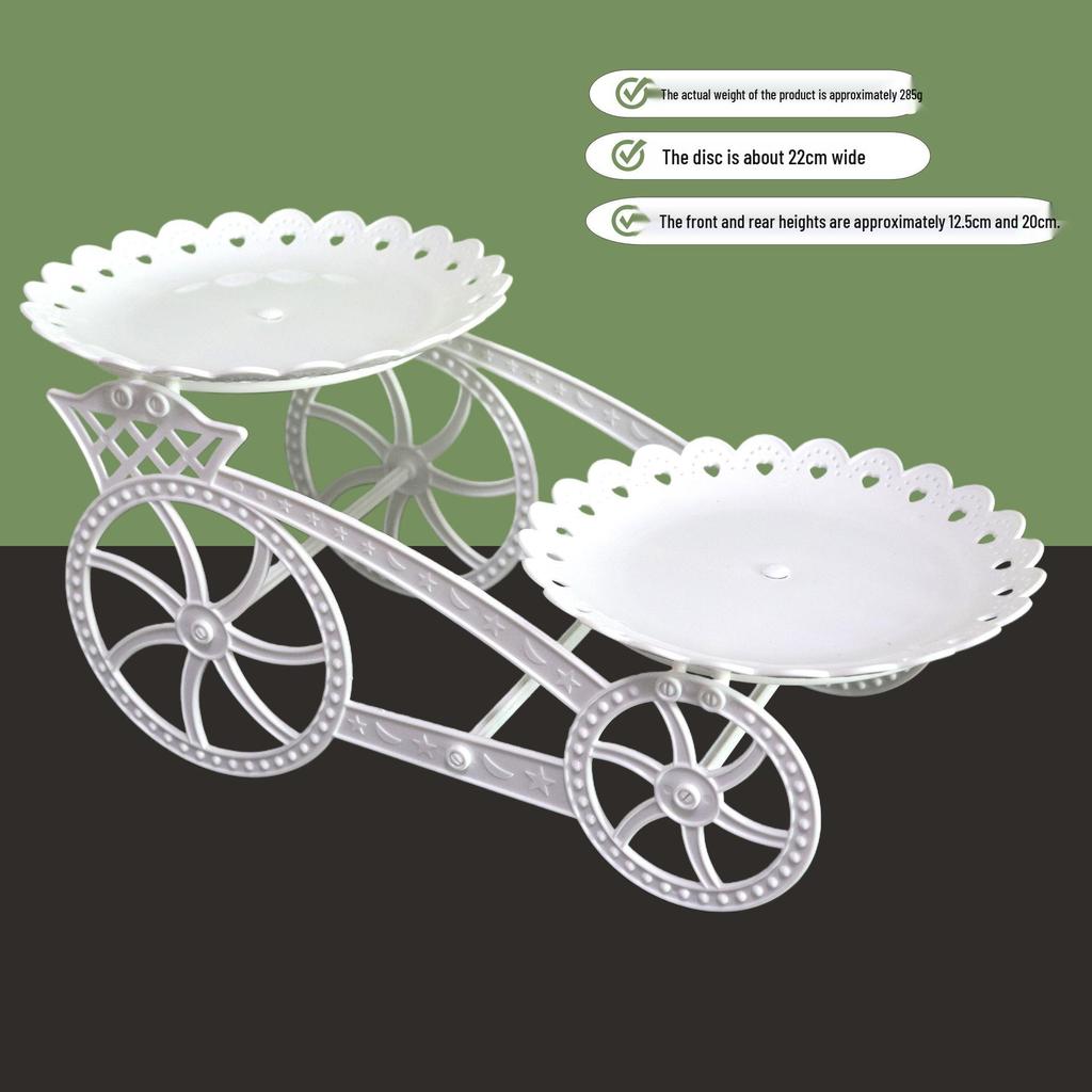 High-End Plastic Dessert Stand for Snack Display and Storage - Ideal for Weddings and Christmas
