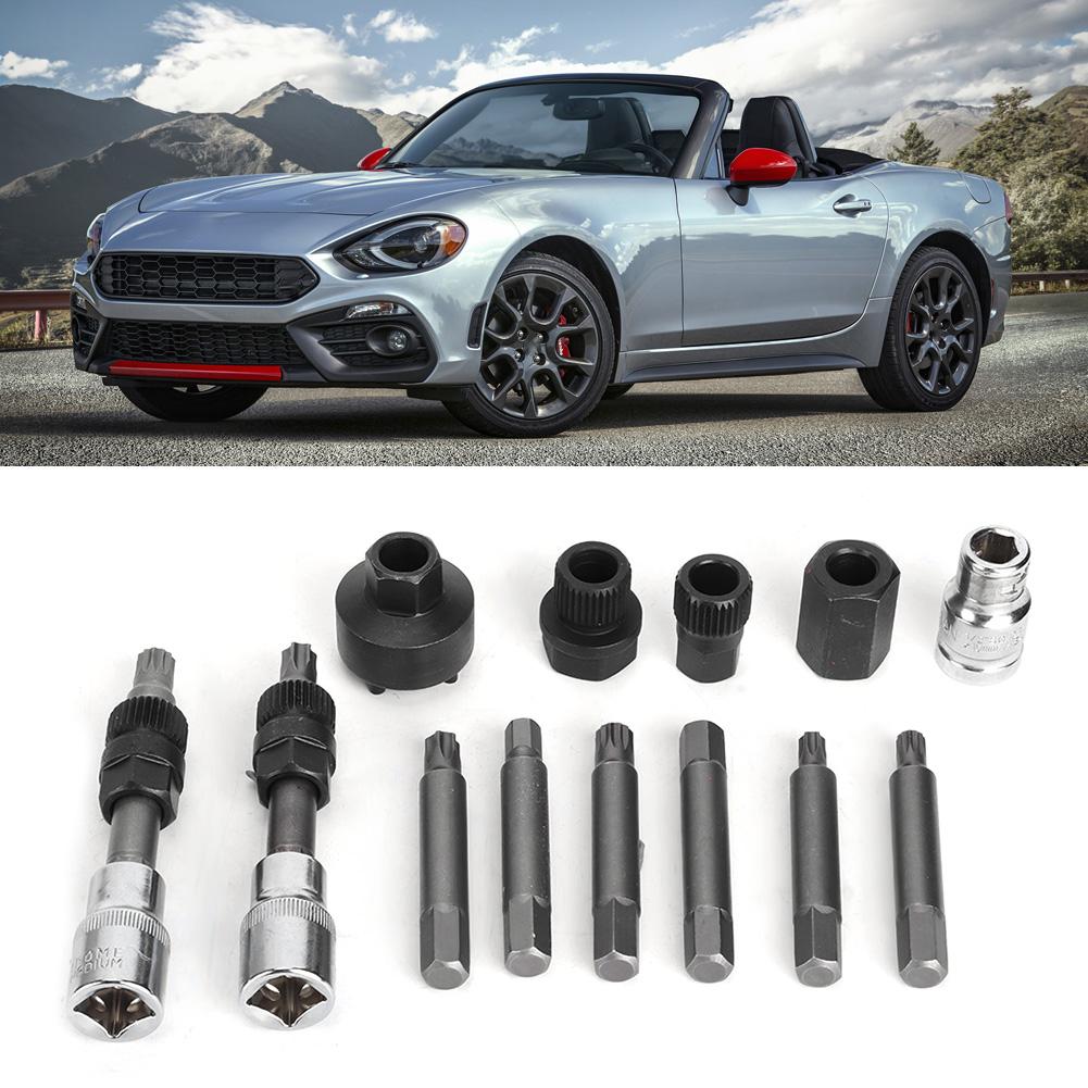 13 szt. Zestaw nasadek do demontażu koła pasowego alternatora, zestaw narzędzi serwisowych do samochodów marki Ford