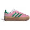 New Adidas Women's Gazelle Bold 'True Pink Green' Women's IE0420