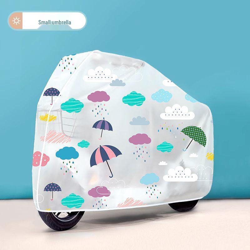 Waterproof Thickened Motorcycle Rain and Dust Cover with UV Protection