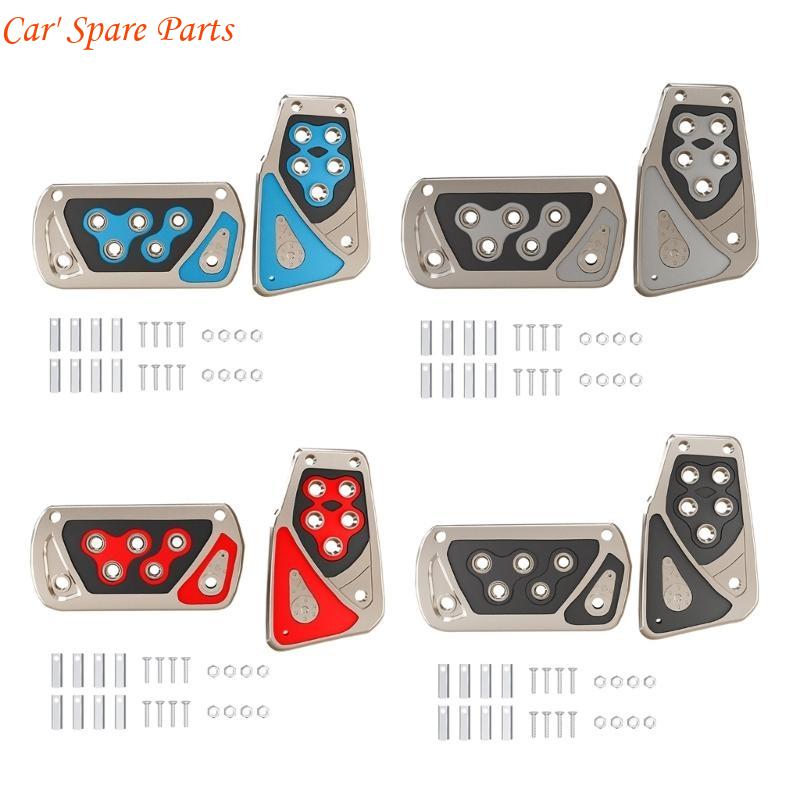 Y4UA Non-slip Car Foot Treadle Footrest Pedal Cover Automatic Gear Brake Rest Pedal