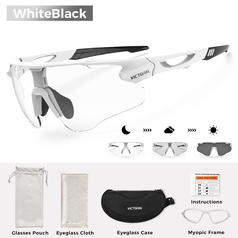 VICTGOAL Photochromic Sports Glasses for Kids Ski Snow Goggles Outdoor Cycling 5 Colors Available Training Cycling Glasses Outdoors Sports