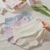 Women's High Waist Cotton Underwear with 5A Antibacterial Crotch - Large Size, Seamless, and Comfortable