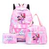 3Pcs/set Anime Demon Hunters Printed Backpack with Shoulder Bag Pengcil Case for Teenager Large Capacity Waterproof Bookbag Back To School Gift