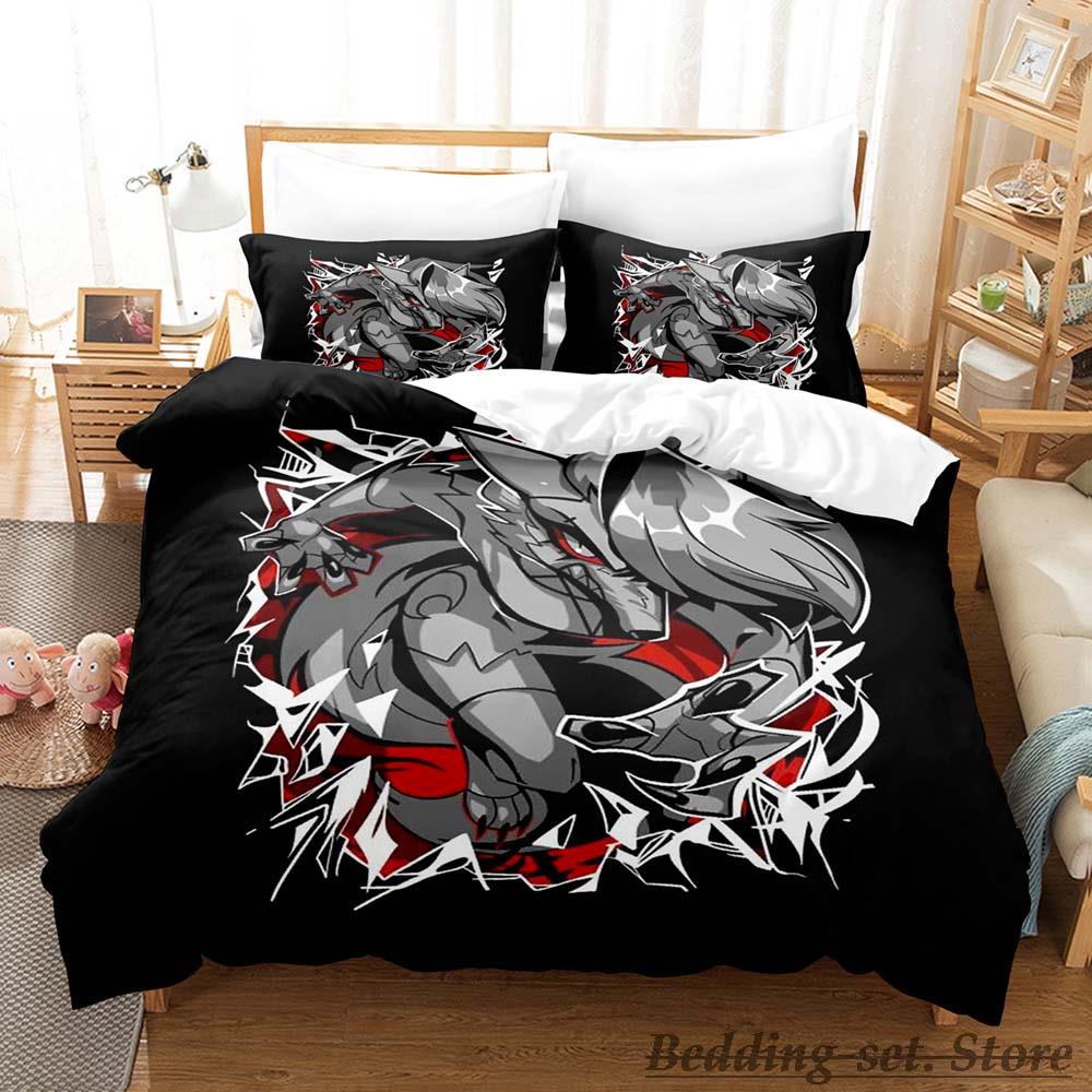 2023 Loona Boss Bedding Set Single Twin Full Queen King Size Bed Set Adult Kid Bedroom Duvetcover Sets Anime Parure De Lit Bed