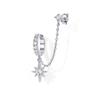Fashion Rhinestone Tassel Earrings For Women Versatile Personalized Hoop Earrings Trendy Stud Earrings Jewelry Accessories