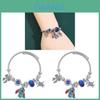 Stitch Cartoon Bracelet Alloy Diamond Pendant Jewelry For Gift Travel Souvenir