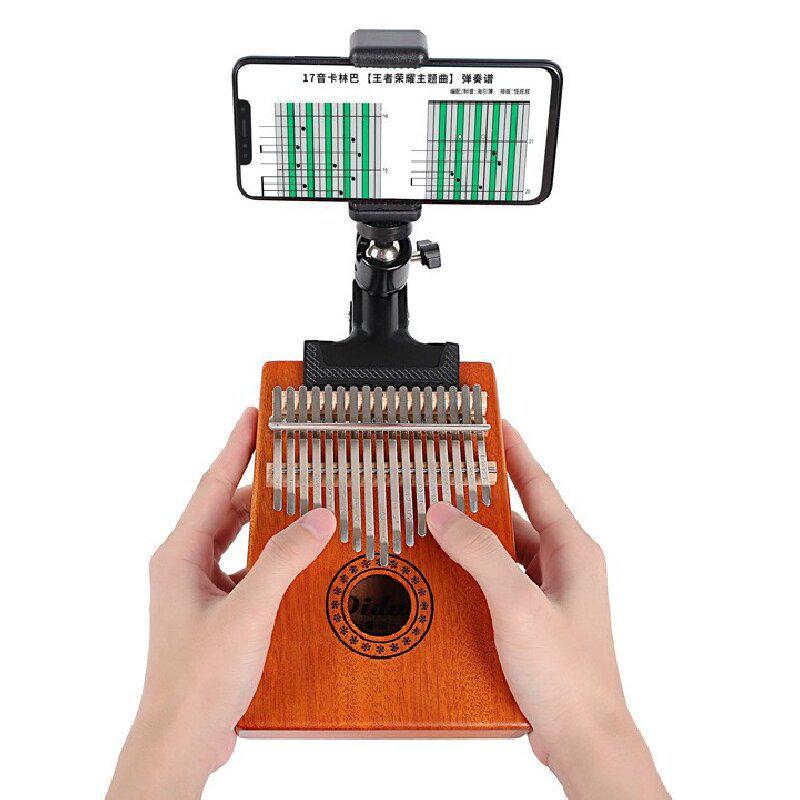 Uchwyt na telefon 360° do gitary, ukulele, kalimby i nie tylko - Idealny do transmisji na żywo i nagrywania