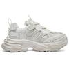 Kappa Urban Sports Mesh Breathable Platform Comfortable Versatile Non-Slip Wear-Resistant Low-Top Dad Shoes Women Sneaker White K0E25MC62J-012