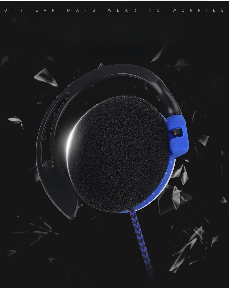 Universelle Heavy-Bass-Ohrhörer für MP3/MP4, Mobiltelefone, Computer und Sport.