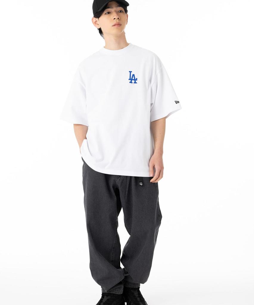 NEW ERA Los Angeles Dodgers MLB Patch Heritage Oversized Cotton White 14683915 NER36A5879 T-Shirt