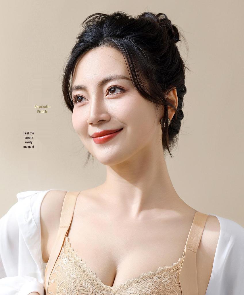 Breathable No-Underwire Adjustable Foundation Bra for Small Breasts - Lifts, Shapes, and Prevents Sagging