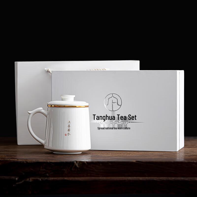 Tang Feng Ceramic Tea Infuser Office Mug