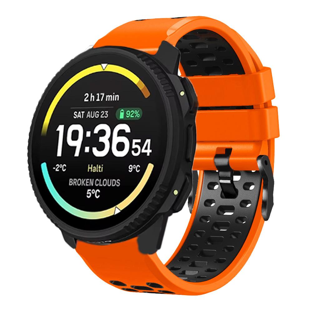 Prodyšný silikonový řemínek 22mm Pro Suunto 5 9 Peak Pro Náramek Pro Suunto Vertical 2/RACE S/Run/Ocean/Nautic S Sportovní řemínek
