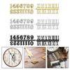 6Pcs Clock Numerals Kit Number Hands Quartz DIY Digital Clock Numbers for Repair