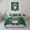 Christmas Santa Bedding Set Bedding Duvet Cover Set Duvet Cover Pillowcases (1 * Duvet Cover 2 * Pillowcases, Without Duvet Insert)