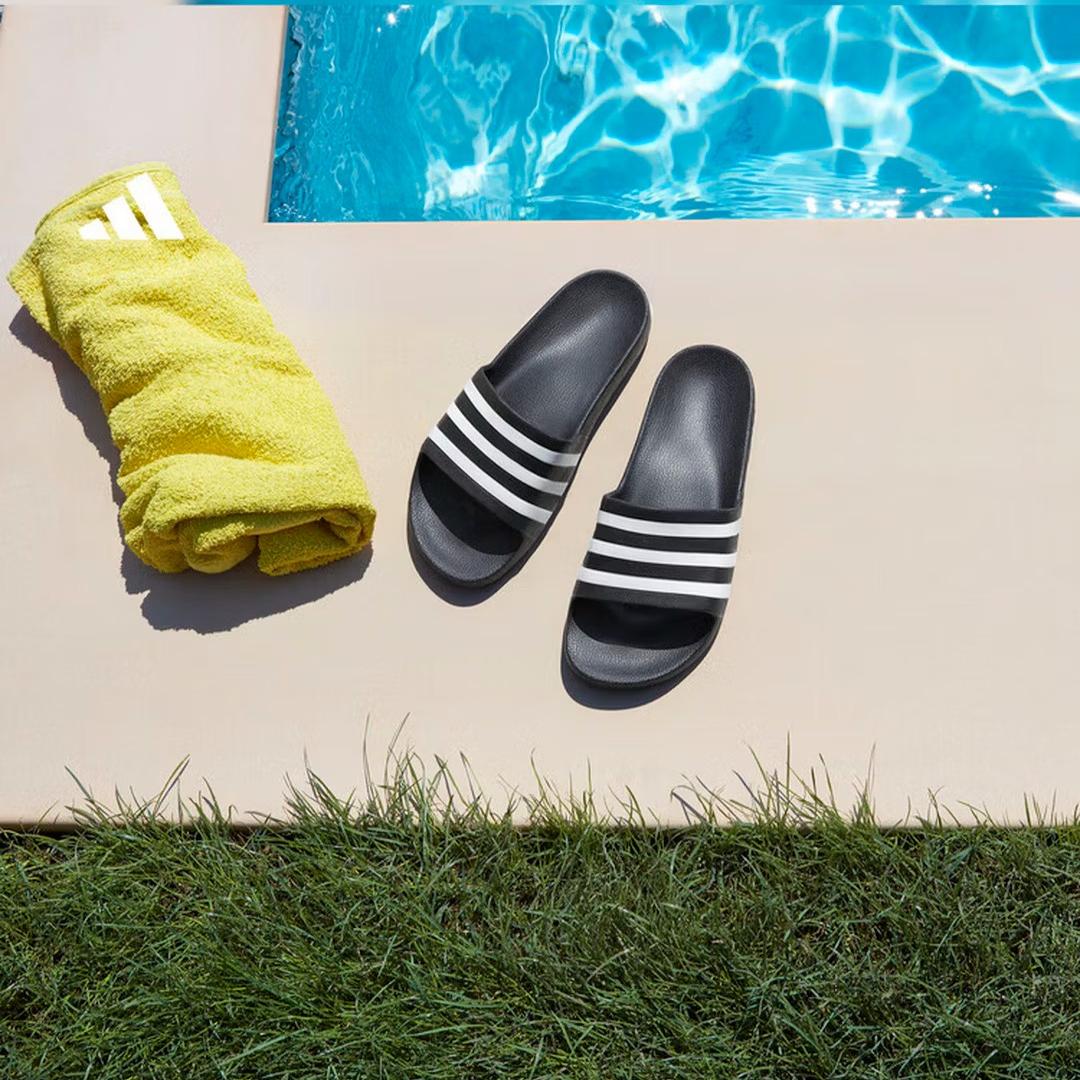 Шлепанцы Adidas ADILETTE AQUA Повседневные - Мужские и Женские - Adidas Light Sport F35543 36.5 чёрный