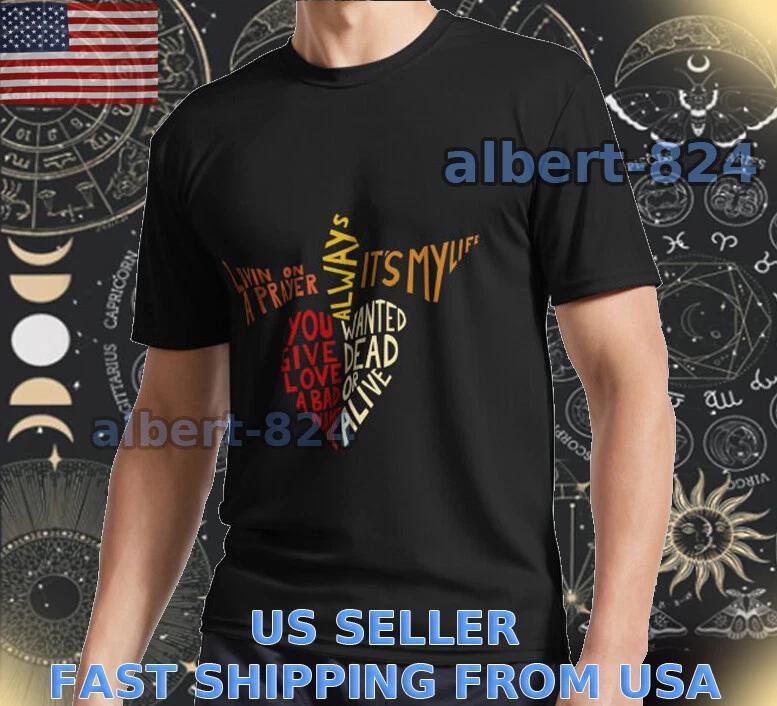 

NEW SHIRT BON JOVI - SONGS LOGO T shirt FUNNY AMERICAN SIZE S TO 5XL 2XL