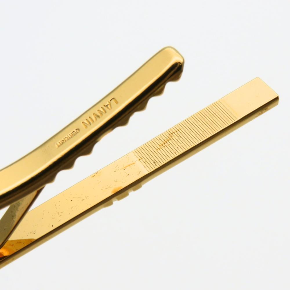 Used LANVIN Tie Pin Metal 6.9g Gold Plating