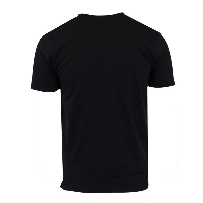 Ensfarget t-skjorte med chiné-krage for menn PIERRE CARDIN