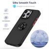 For iPhone 16 Pro Max Case Shockproof Armor Magnetic Ring Fold Rotate Holder Cover For iPhone 16 Plus 16Pro Max Matte Phone Case