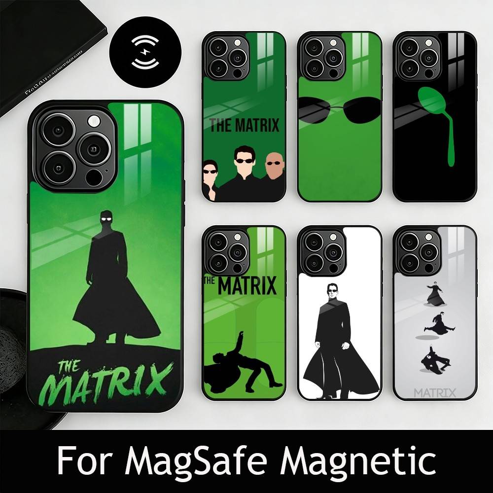 T-The M-Matrix Phone Case For iPhone17,16,15,14,13,12,11 Plus,Pro Magnetic with Magsafe Wireless Charging