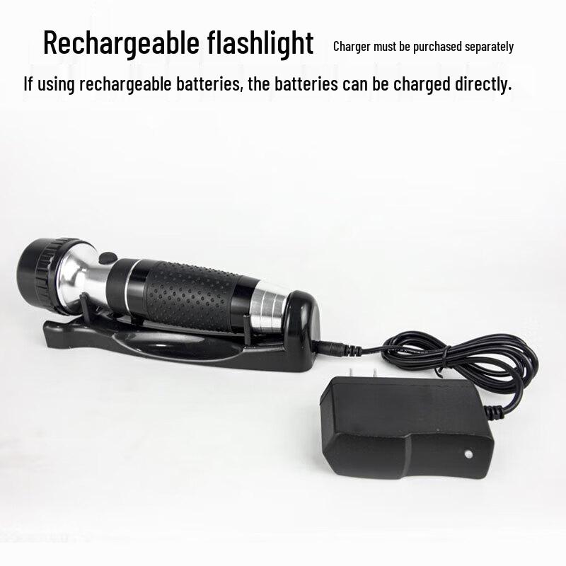 Wall-mounted LED Rechargeable Emergency Flashlight