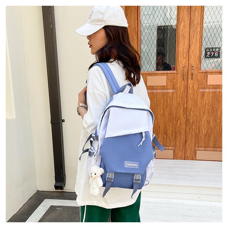 Schoolbag1011 school season new schoolbag female Korean version high school college student backpack campus girl backpack without pendant