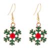Christmas Earrings: Small Santa, Reindeer, Snowman Studs
