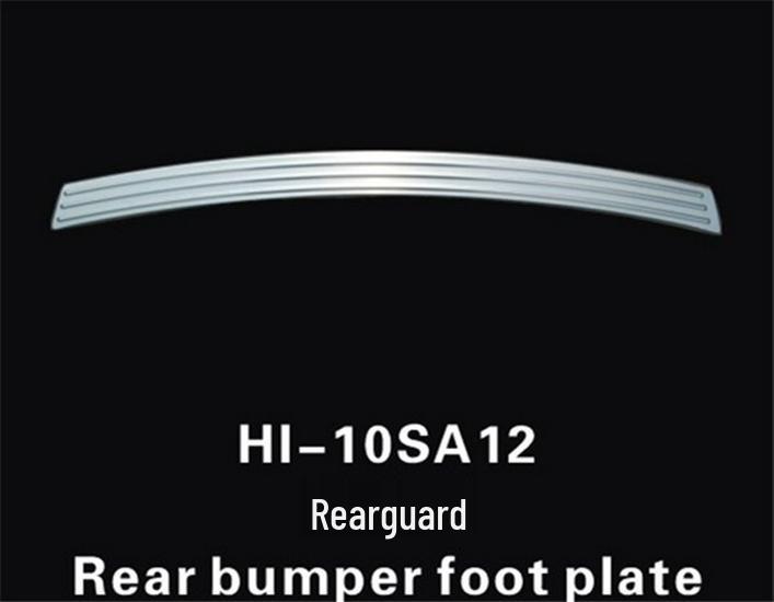 Otai Stainless Steel Rear Bumper Decorative Strip for 10-12 Santa Fe Modification