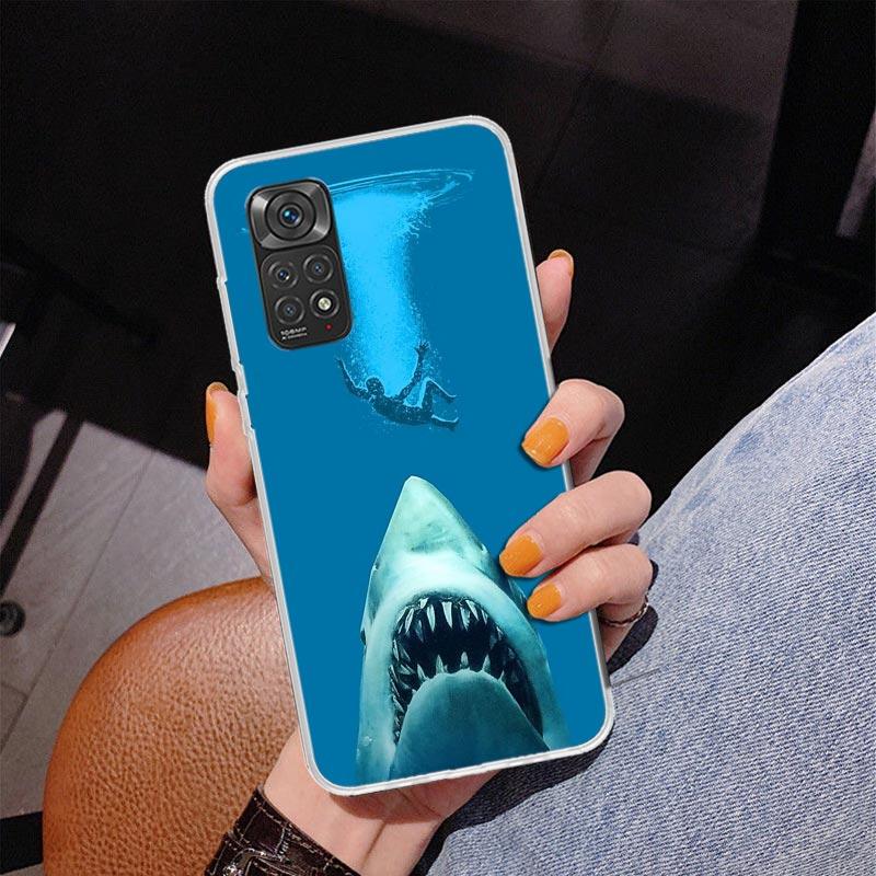 Ocean Monster Shark Swimming Phnoe Case for Phnoe Case for Xiaomi Redmi Note 15 14 14S 13 Pro Plus 12 12S 11S 11E 10S 10 11T 5G