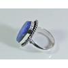 Natural Lapis Lazuli 925 Solid Sterling Silver Ring Size US-8 PG-38