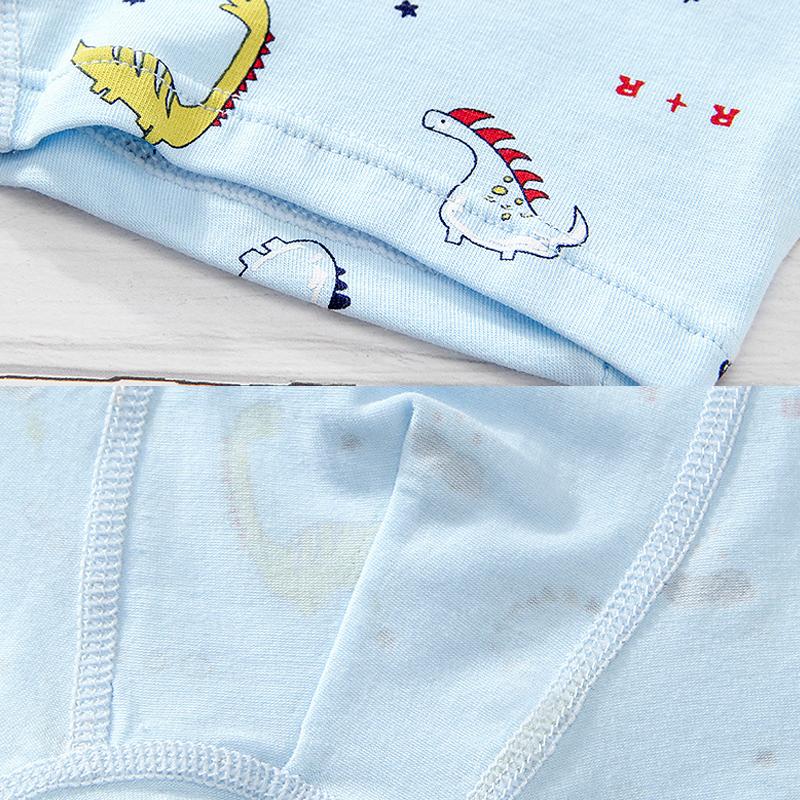 4 Pz/lotto Ragazzi Biancheria Intima di Cotone Bambini Boxer Bambino Bambini Mutandine Slip per Ragazzo Adolescente Mutande 2-12 Anni