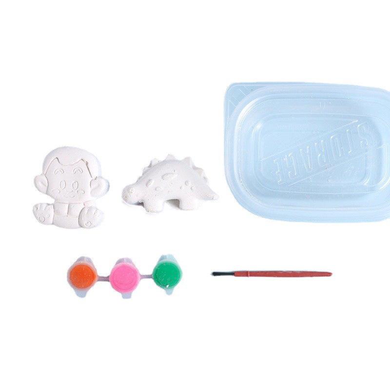 Children's DIY Cartoon Graffiti Plaster Painting Kit - Educational Toy and Gift