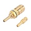 M6 Thread Size Water Cooled Gas Adapter For 6mm Inner Dia Hose Red / Blue / Gold Quick Connector Fitting Brass