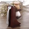 Shaving Holder Stand for Shaving Razor Brush Solid Wood Shaving Organizer