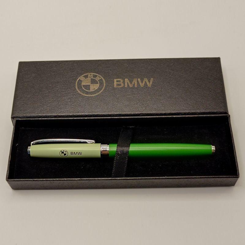 CLUZ8 1pc Office Luxury Collection Gift greenTrim Metal Busienss Roller Writing Pen For BMW M E46 E36 E34 F10 E90 F30 E60 Keychain